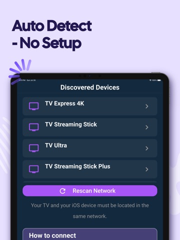 Roqu Remote TV Smart Control iPad screenshot