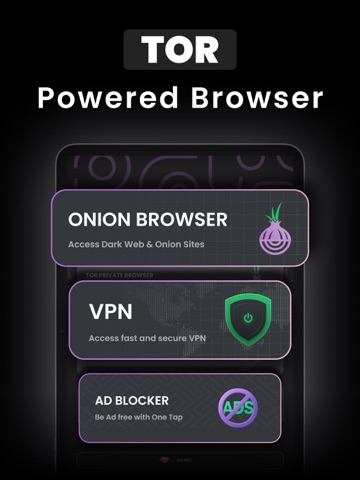 Tor Browsing & VPN Security iPad screenshot