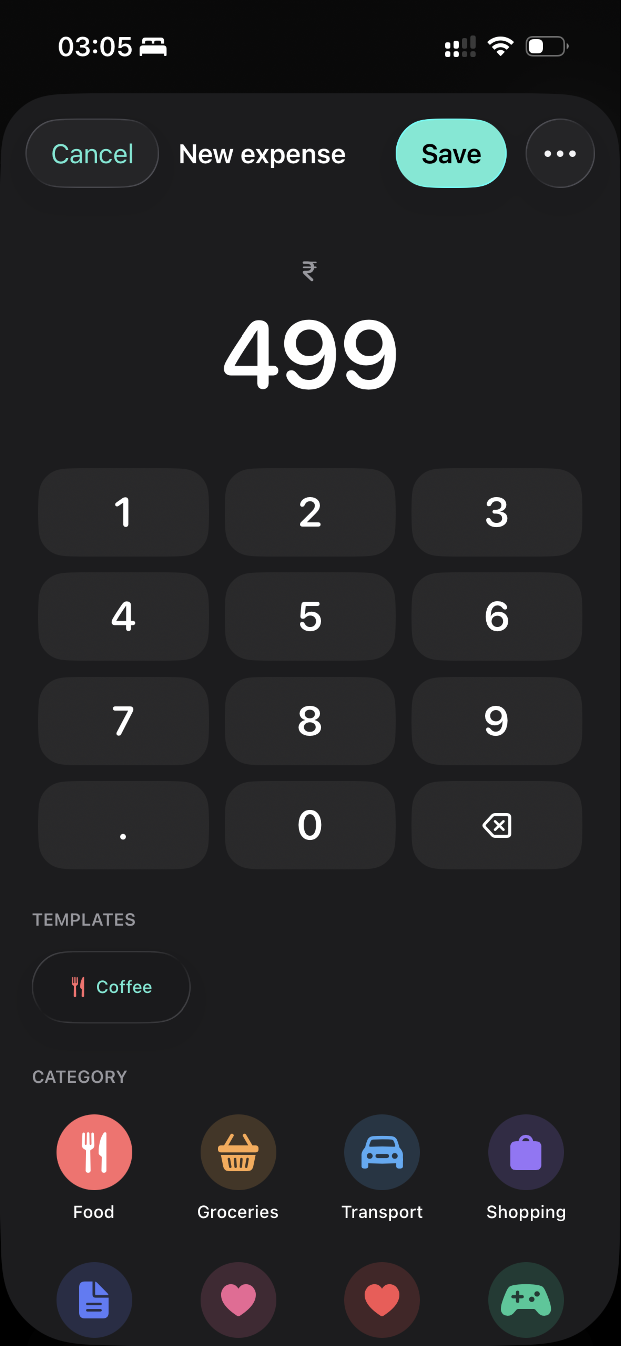 Expences screenshot 2