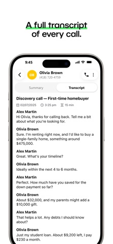 Phone Call Notetaker: VoxNote Screenshot 2 of 4