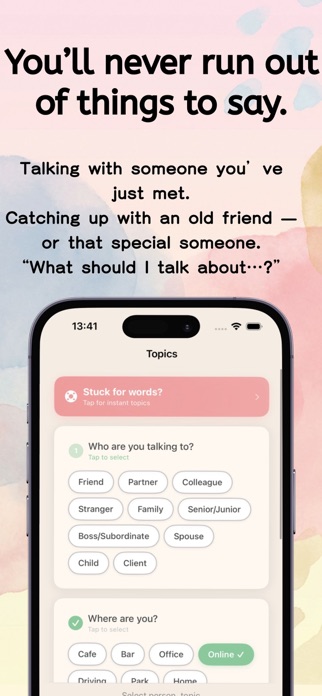 TalkSeed - Never speechless. Screenshot 1 of 4