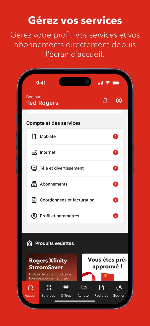 Screenshot #2 pour MonRogers - Gérez votre compte