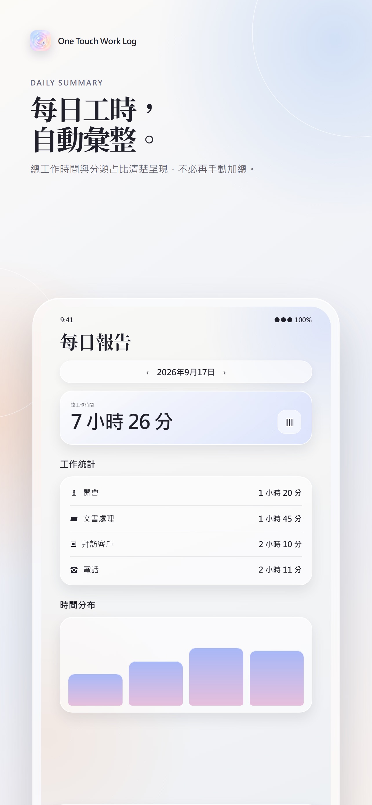 Screenshot 3 of 快速一鍵式工作日誌