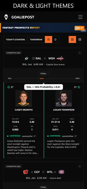 Dobber's Goalie Post screenshot 2