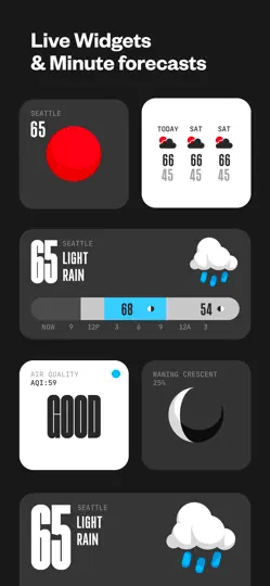 Скриншот (Not Boring) Weather на iPhone 4