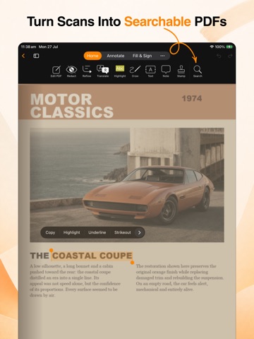 PDF Max - Edit, Sign PDFs iPad screenshot