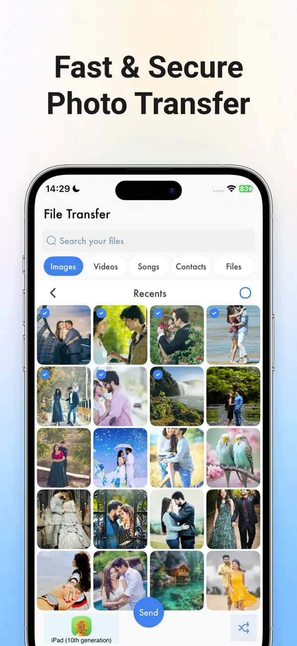 Screenshot #1 pour File transfer & Data Sharing