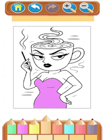 Brainrot Coloring Page Italian iPad screenshot