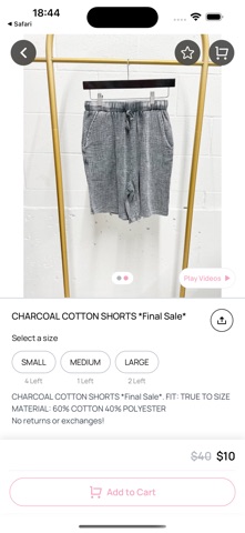 Retail Therapy Boutique screenshot