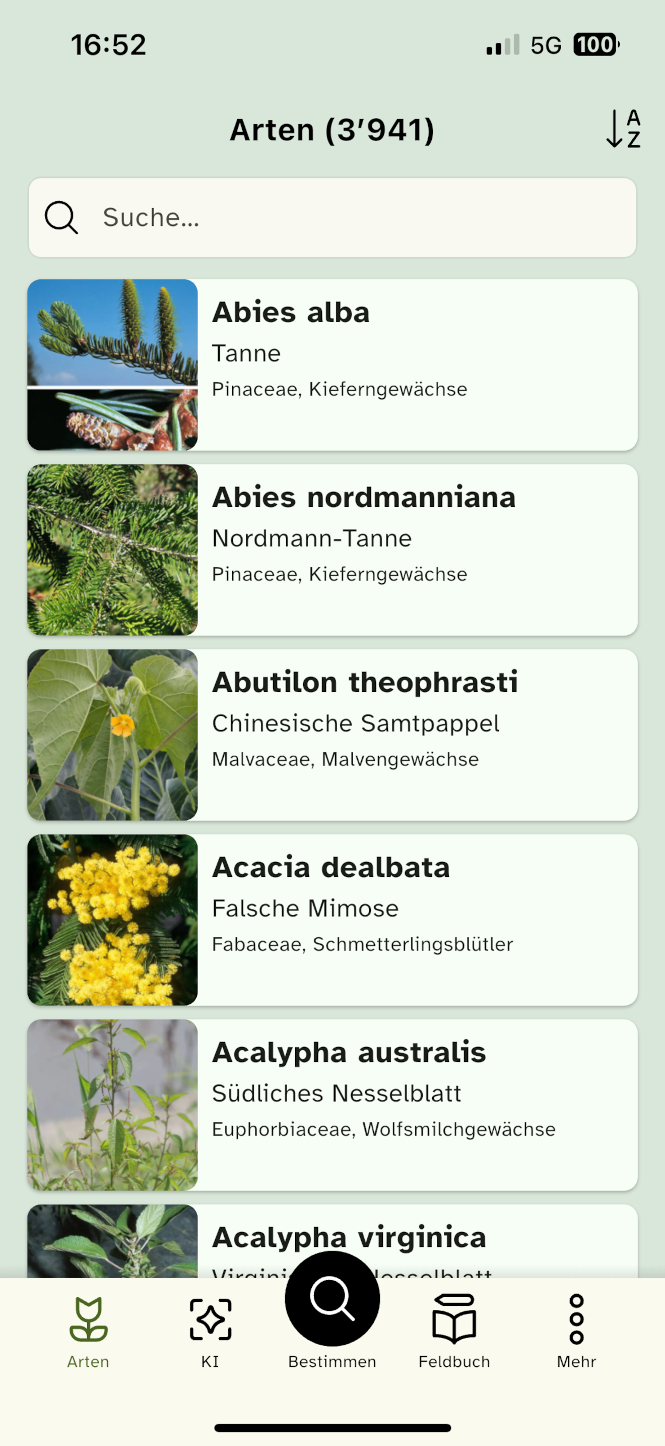 Flora Helvetica screenshot 1