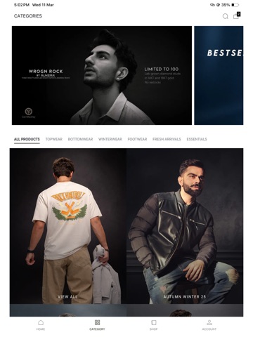 Wrogn - Online Shopping App iPad screenshot 3