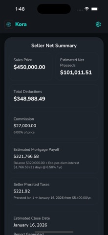 Kora Real Estate Intelligence Screenshot 5 of 6