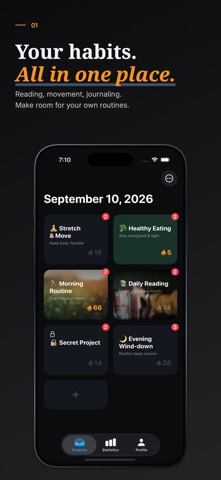 66 Days: Habit Tracker app screenshot