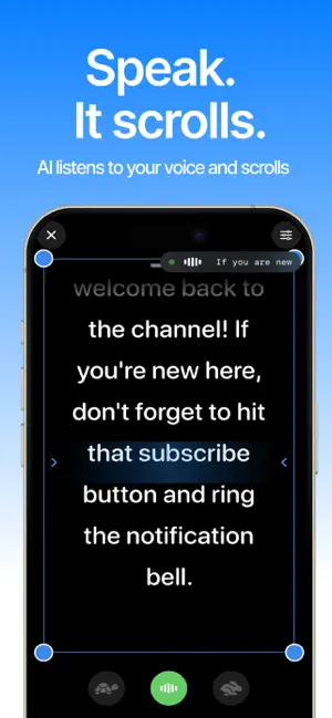 Autocue Teleprompter for video screenshot 1