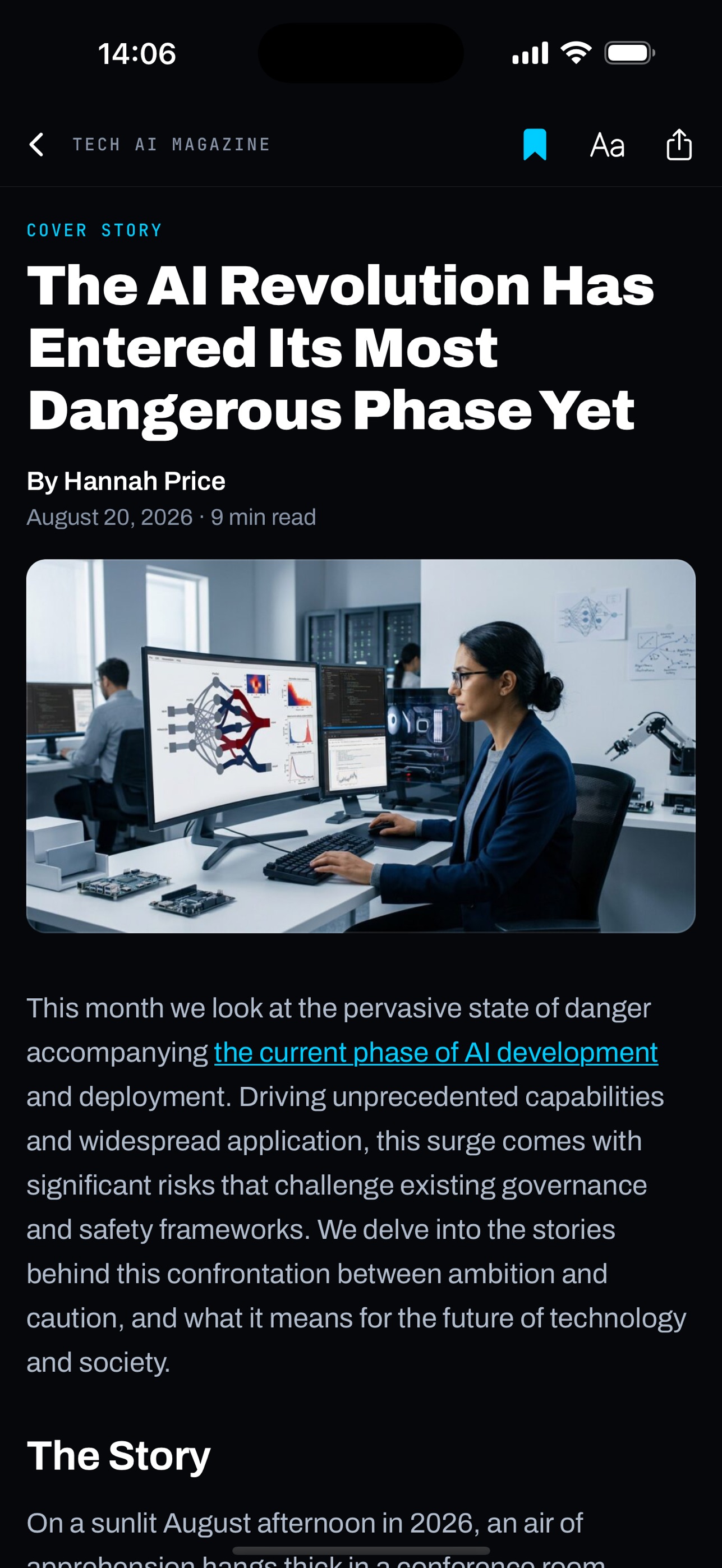 Screenshot 4 of Tech AI Magazine