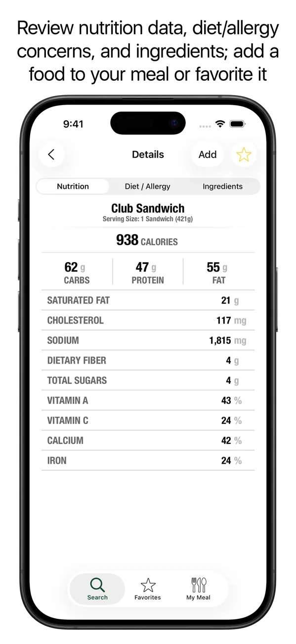 Screenshot #3 pour Nutrition - Univ. of Oregon