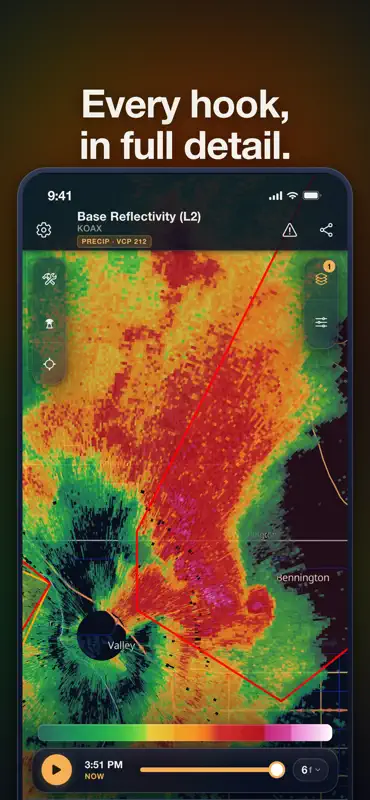 MesoRadar: Storm & Snow Radar screenshot 1 of 10