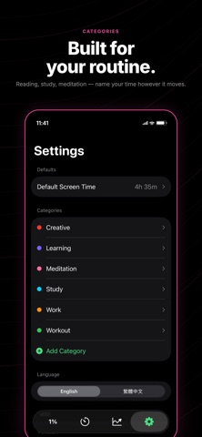 OnePersent iPhone screenshot