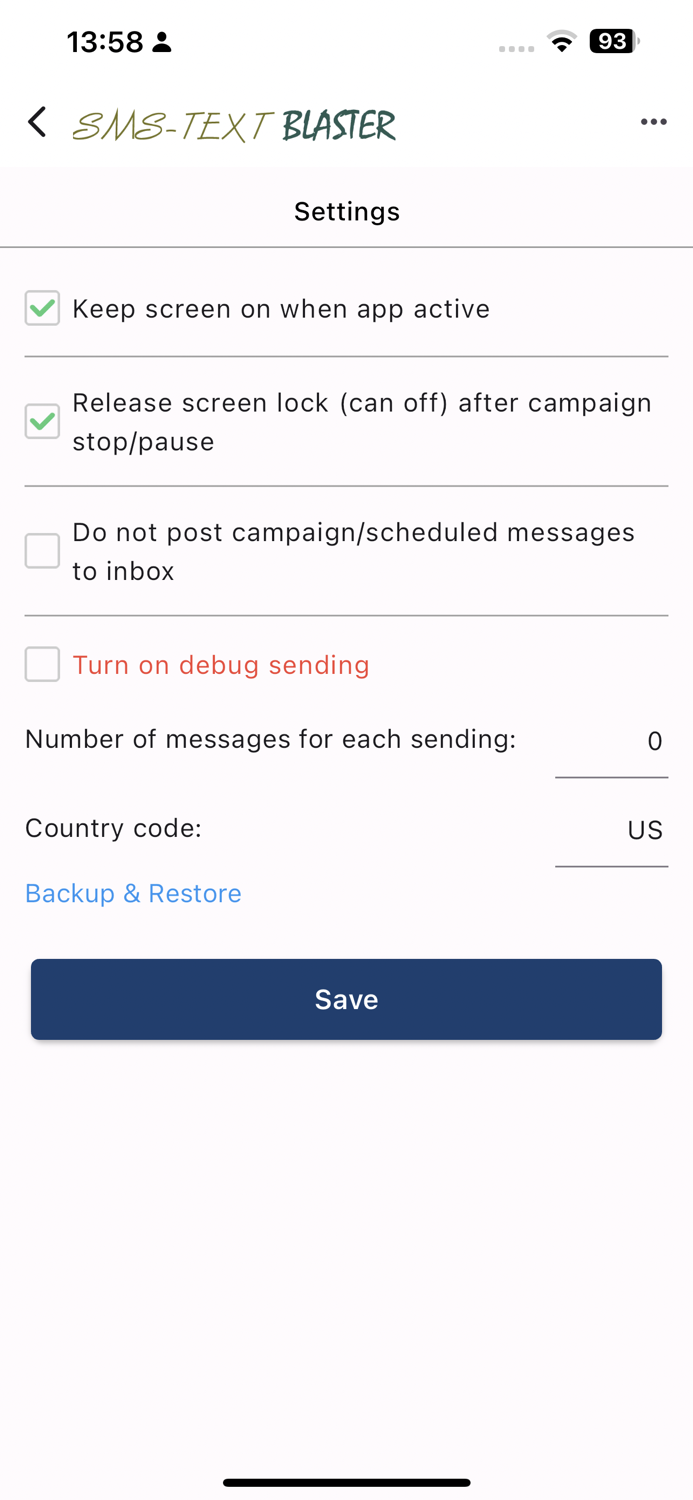SMS-Text Marketing Blaster