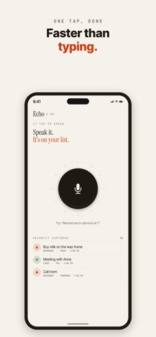 Echo - AI Voice Reminders Screenshot 3 of 4