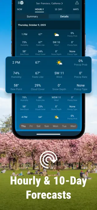 WeatherBugのスクリーンショット（4/9）