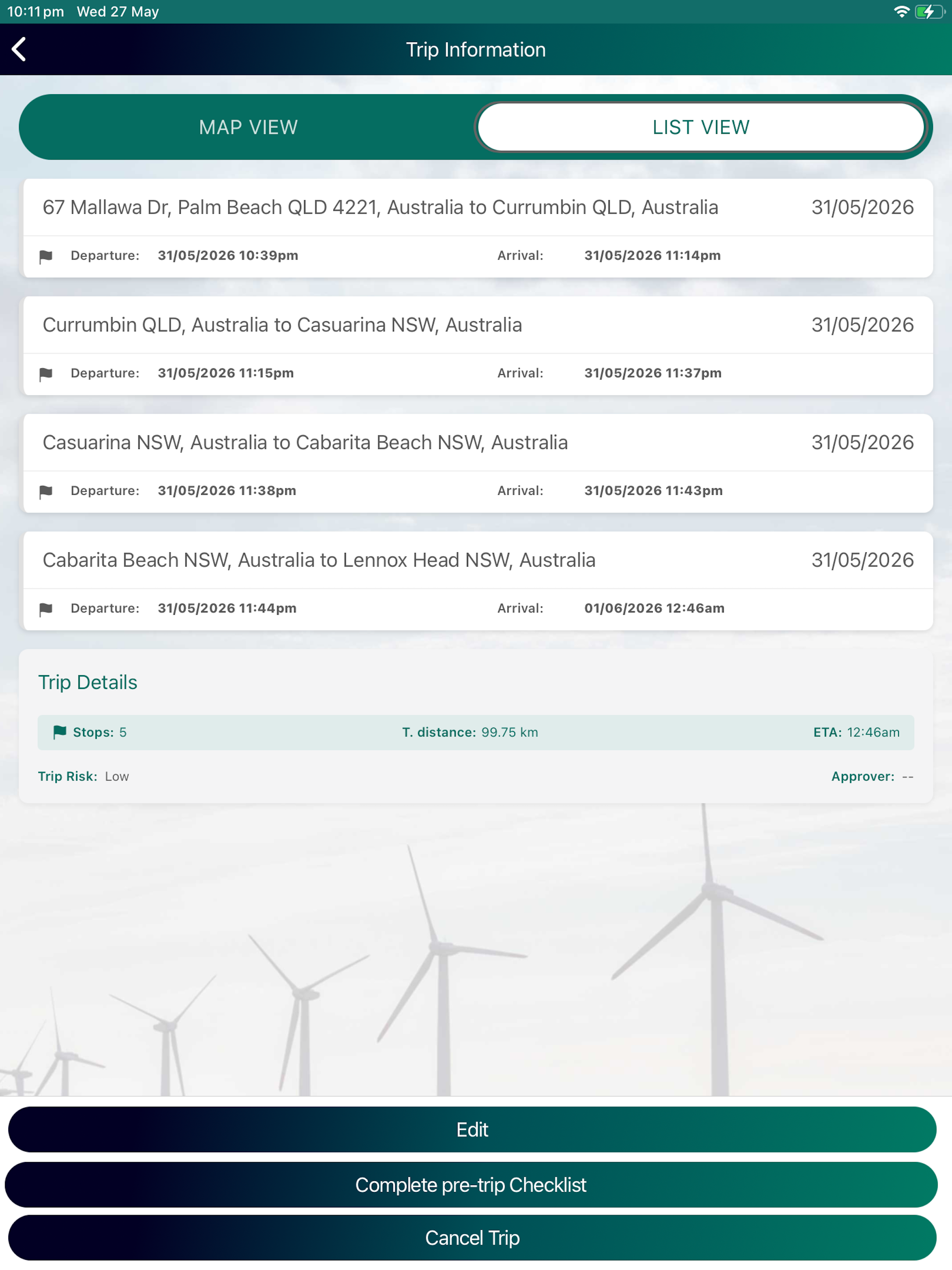 Journey Management System JMS