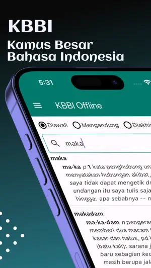 KBBI Offline screenshot 1