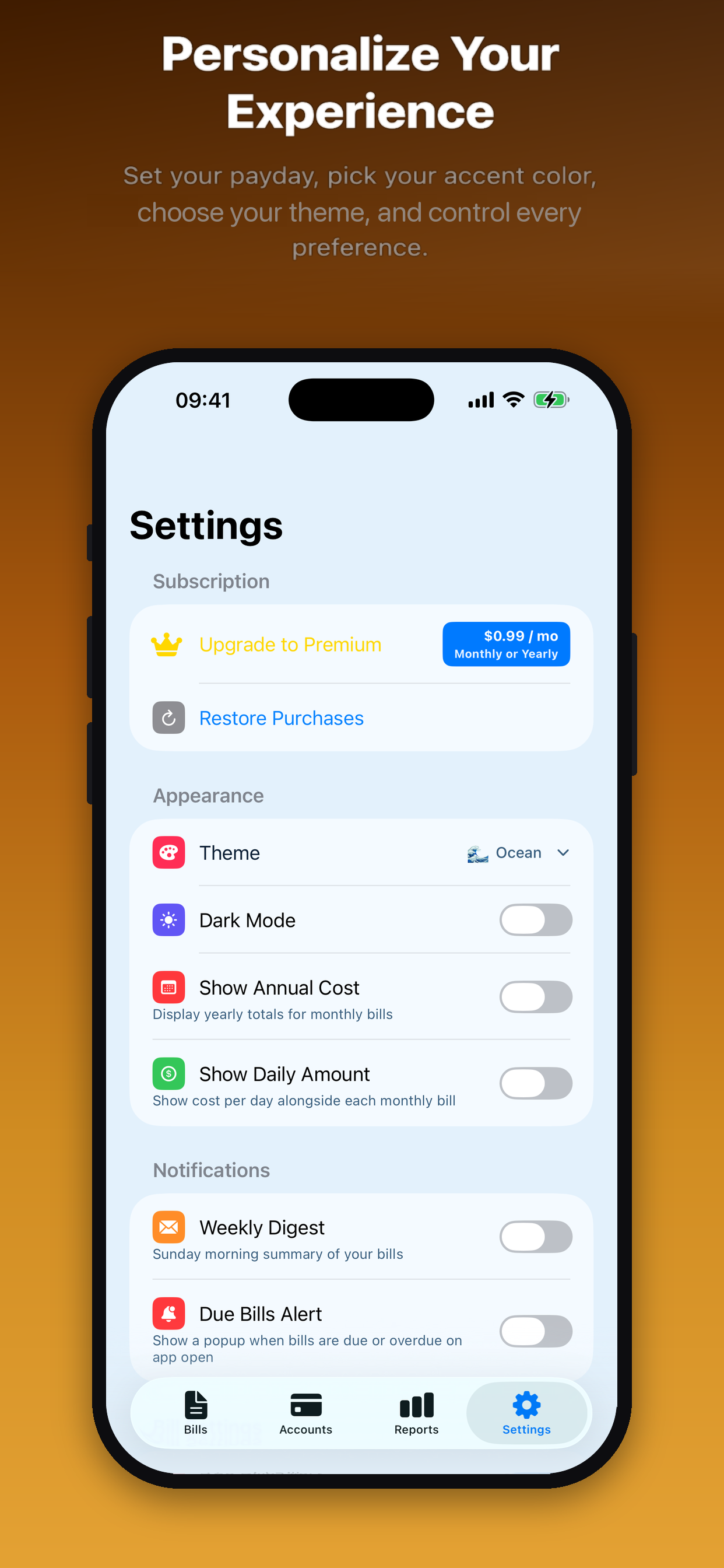 BillWell: Bill Reminder screenshot 5