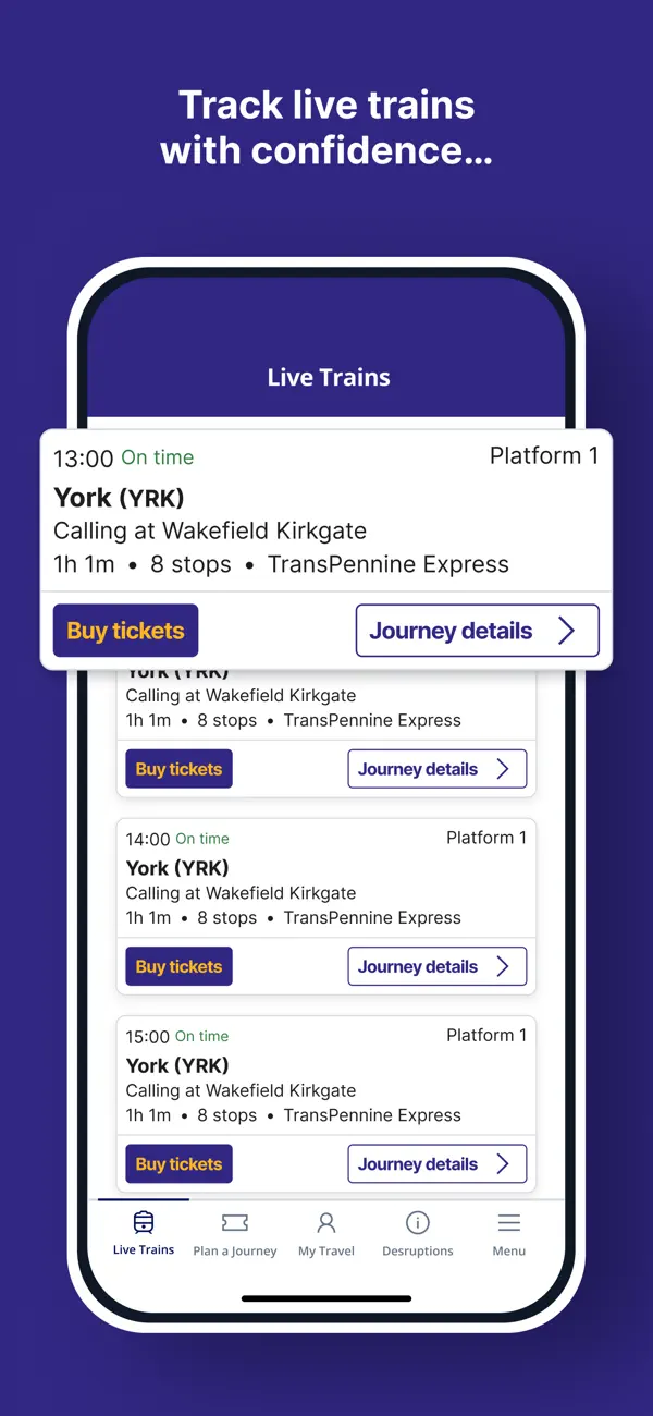 Screenshot #2 pour National Rail