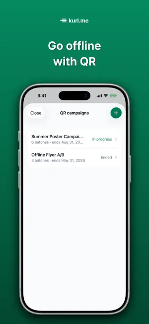 kurl.me - URL shortener & QR screenshot 4