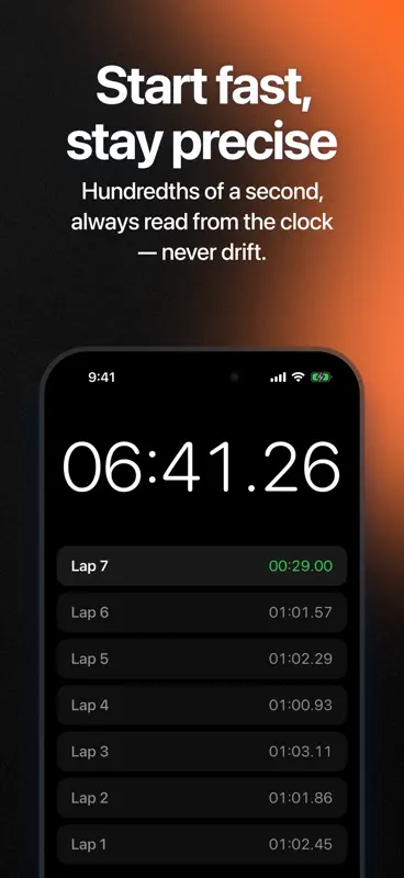 Stopwatch Max: Lap Timer screenshot 1 of 4