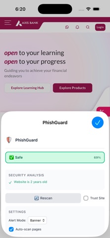 PhishGuard screenshot