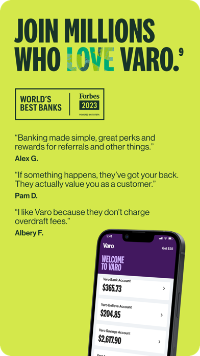 Varo Bank: Mobile Banking Screenshot