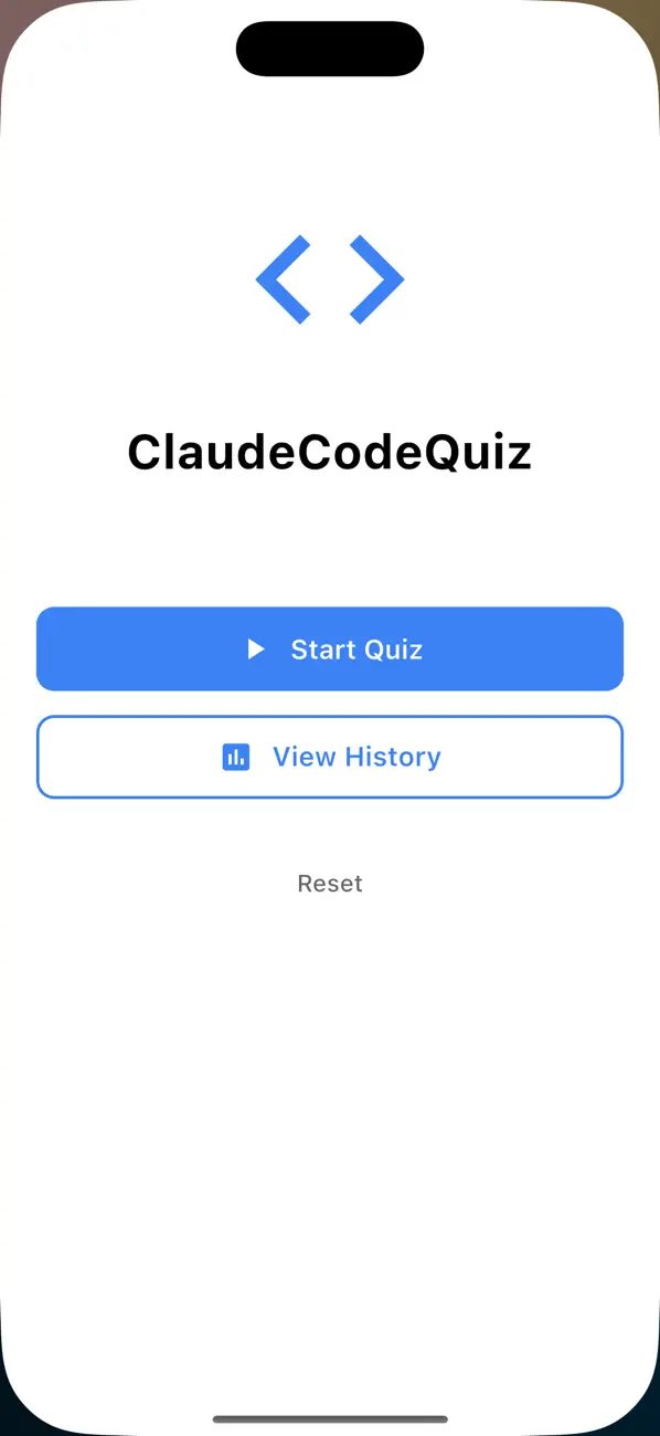 #1. ClaudeCodeQuiz - Practice (iOS) Ved: Seiya.k