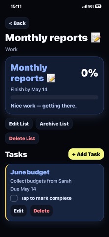 Tdoo screenshot