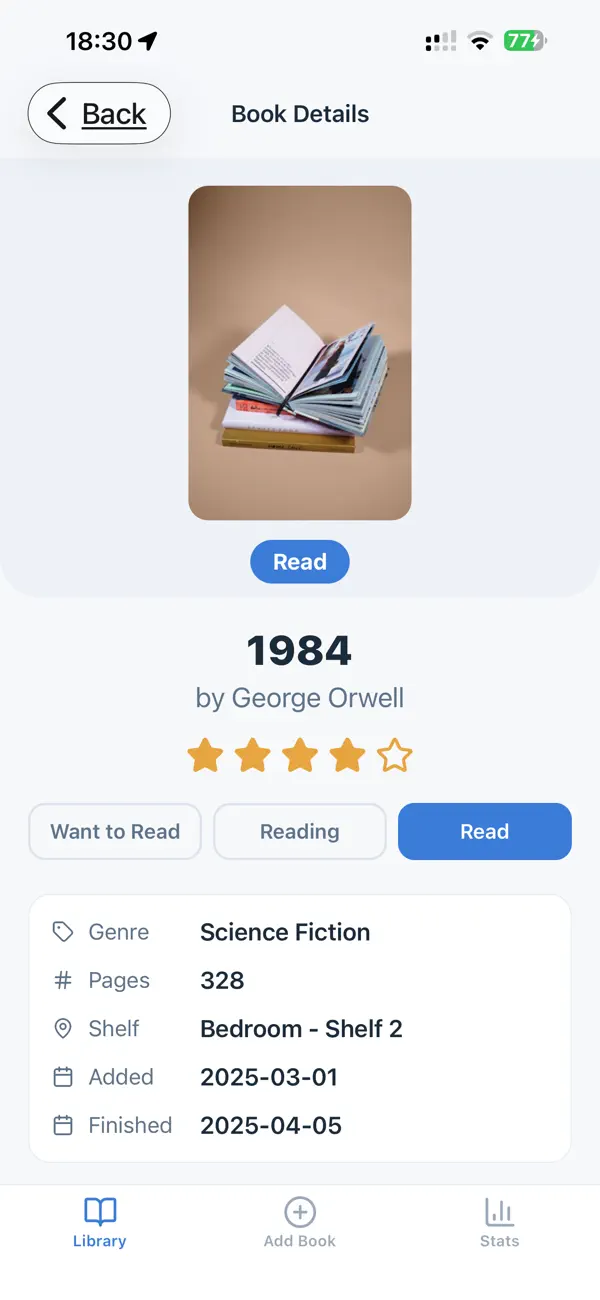 #2. Home Library Manager (iOS) Által: Gianfranco Antenucci