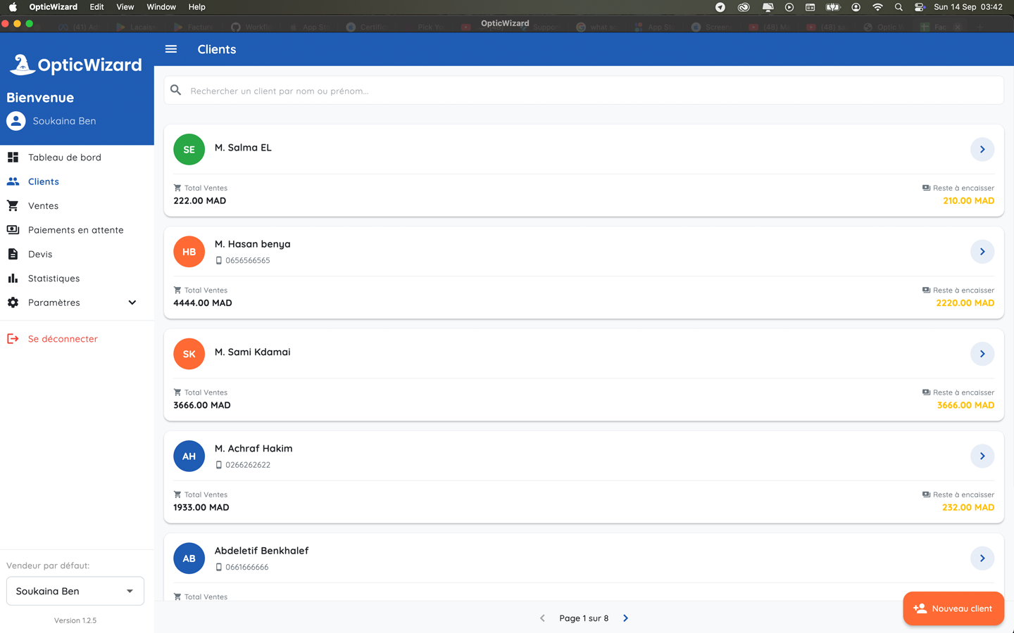 OpticWizard: Gestion Optique
