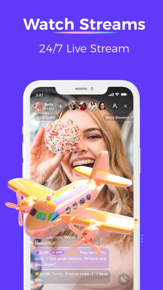 #2. Spark Live - Live Streaming (iOS) 由: Hellen HK Limited