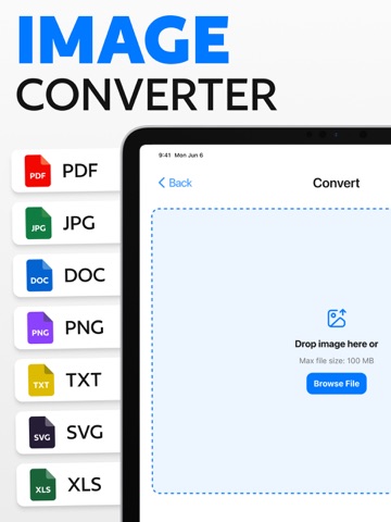 Image Converter: PNG,JPG, HEIC iPad screenshot