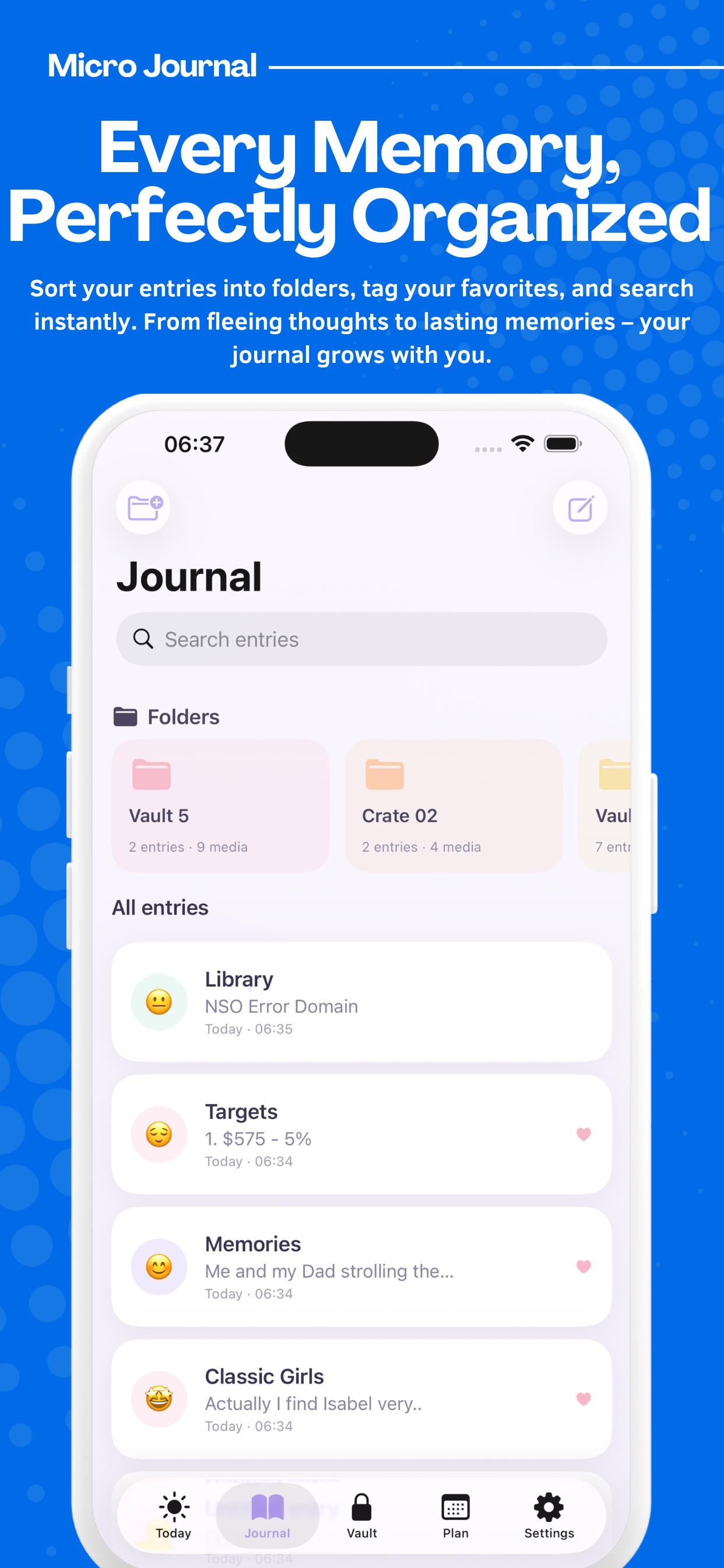 Micro Journal: Private Diary screenshot 3