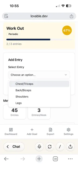 OnTrack - Goal Tracker screenshot 4