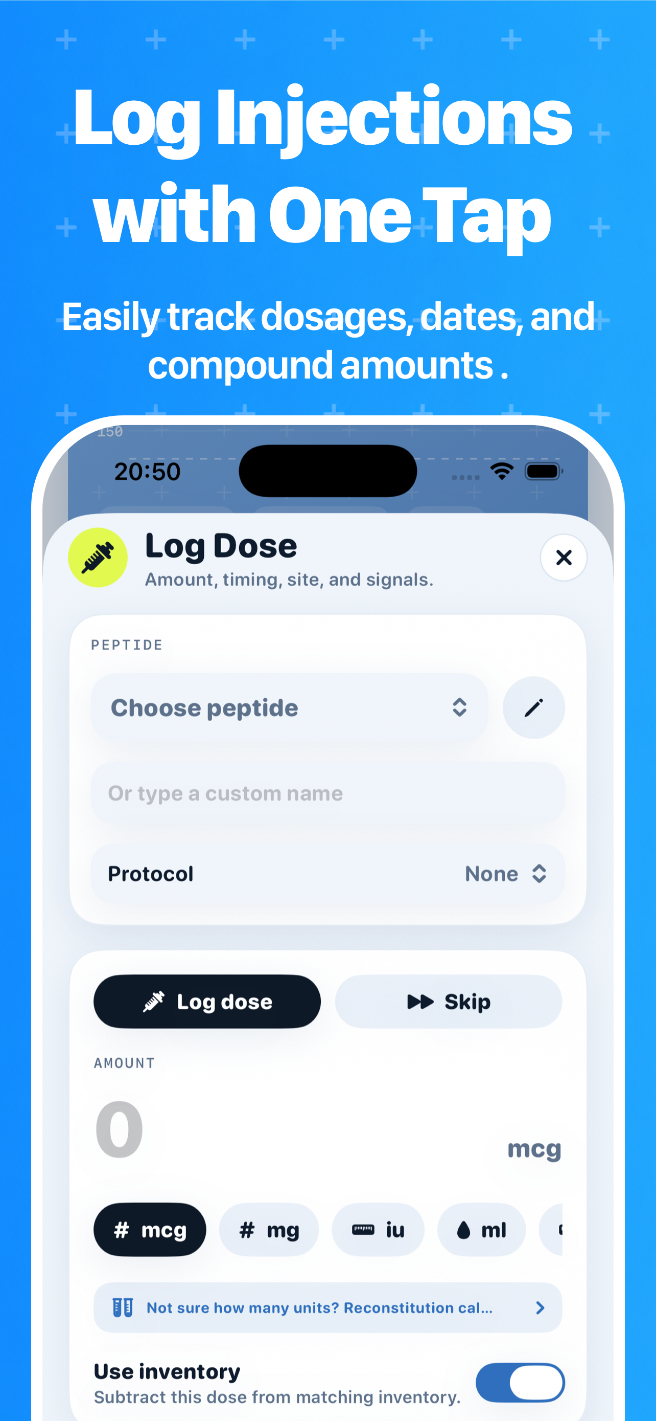 STAKK: Peptide & GLP-1 Tracker screenshot 3