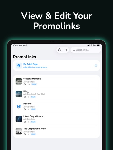 PromoLinks By PromoTrack.me iPad screenshot