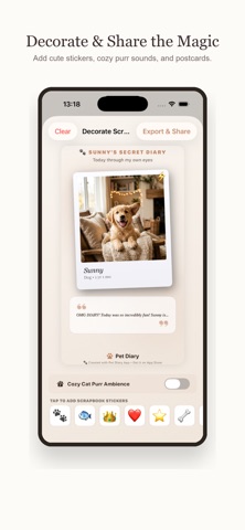 Pet Diary: Cozy Scrapbook Screenshot 5 of 5