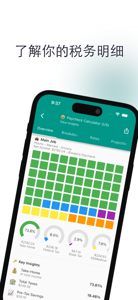 美国工资计算器 - Pay44 screenshot 6