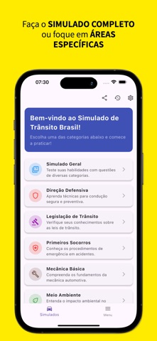 Simulado de Trânsito Brasil screenshot