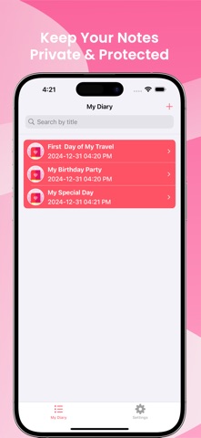 Secret Diary with Locks screenshot