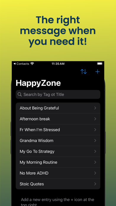 Screenshot 3 of HappyZone App