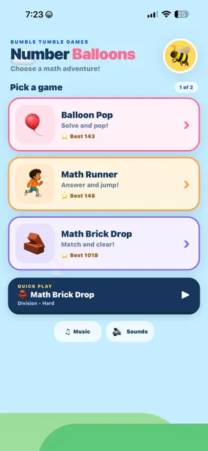 Number Balloons screenshot 2