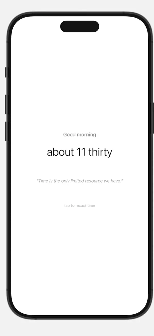 Screenshot #1 pour Fuzzy Time Clock